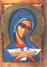 Мария несет Святой Дух